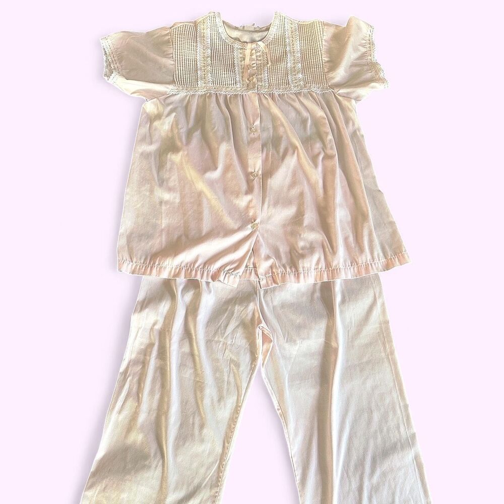 Unbranded Women's Pink and Cream Pajamas